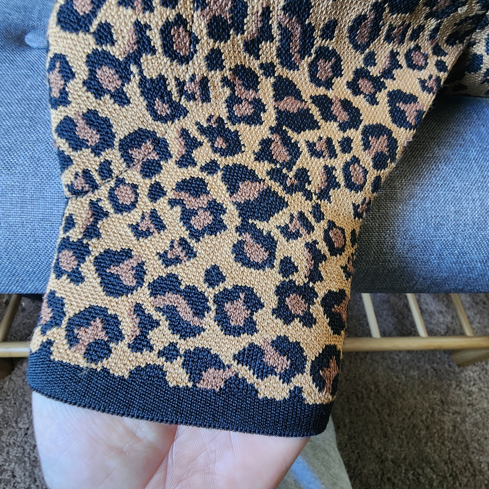 MIA Leopard Pattern Ankle Booties - Picture 3 of 4